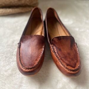 Born Chestnut Leather Flats